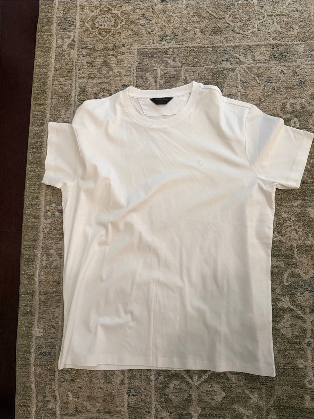 Ermenegildo Zegna White Short Sleeve Crewneck Tee